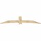 Ekena Millwork Bellingham Rough Sawn Timber Gable Bracket, Douglas Fir, 84"W x 21"H x 2"D x 6"F, 6/12 Pitch GBW084X21X0206BEL00RDF - alternate 3